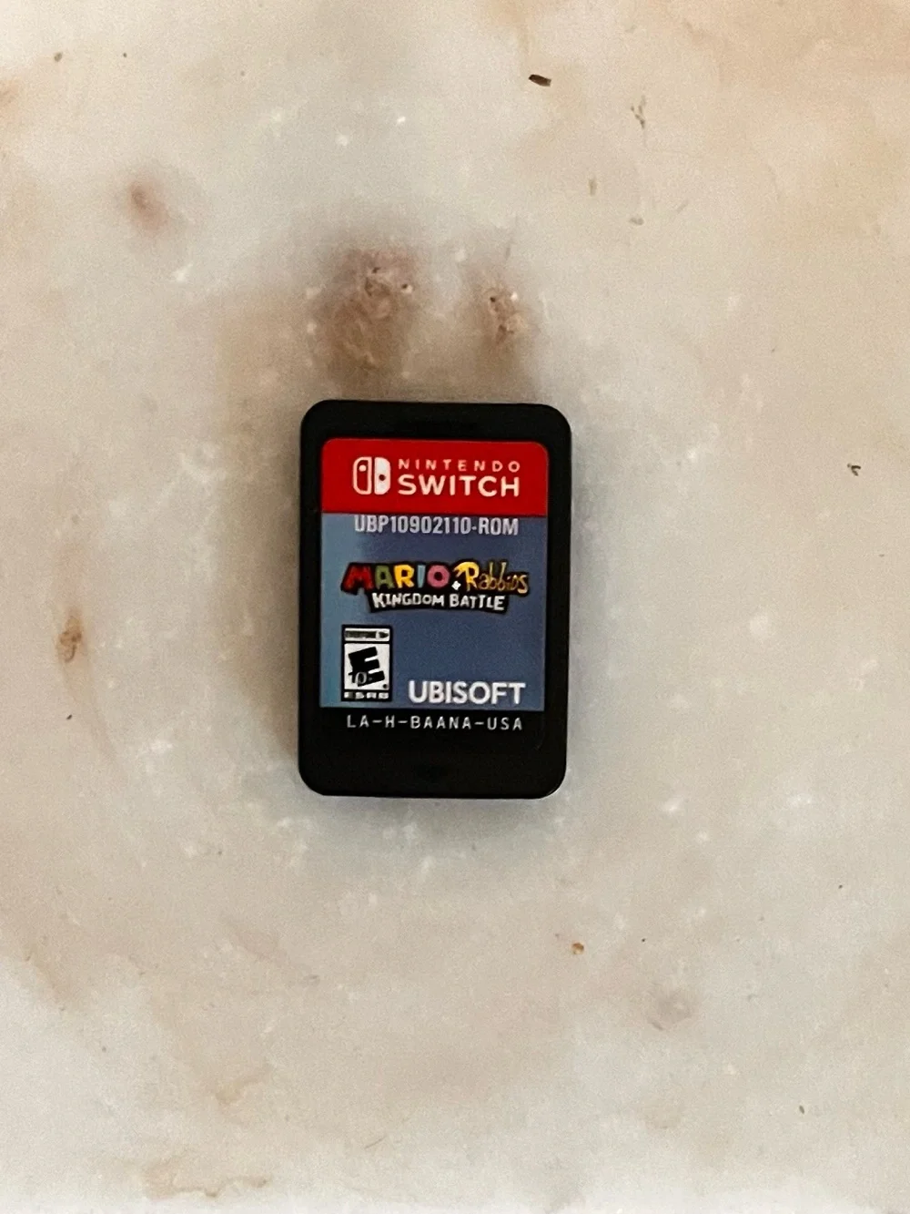 Nintendo Switch Game Card Mario + Rabbids Kingdom Battle - Black/Red